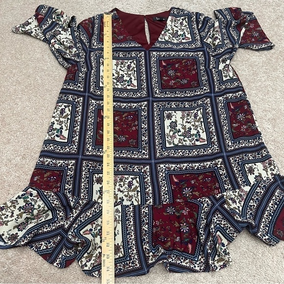 Lulus Mini Dress Knees Patchwork Women’s Size XL - Picture 10 of 12